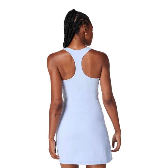 NWT Sweaty Betty Power Workout Unitard Shorts dress in Breeze Blue sz L - Picture 7 of 16